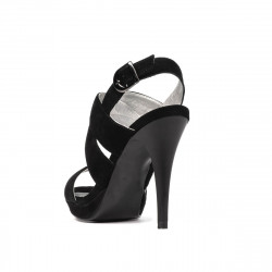 Sandalia mujer 1286 negro antilop