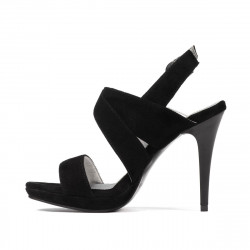 Sandalia mujer 1286 negro antilop