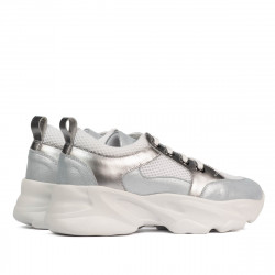 Zapatillas deportivas mujer 6038 azul perla combinado