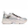 Zapatillas deportivas mujer 6038 azul perla combinado