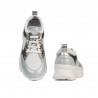 Zapatillas deportivas mujer 6038 azul perla combinado