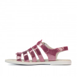 Sandalias mujer 5077-1 morado nacarado
