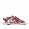 Sandalias mujer 5077-1 morado nacarado