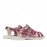 Sandalias mujer 5077-1 morado nacarado
