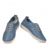 Mocasines de mujer 688 azul