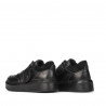 Zapatos para niños 2009 negro combinado