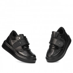 Zapatos para niños 2009 negro combinado