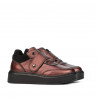 Zapatos para niños 2009 burdeos nácar combinado