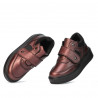 Zapatos para niños 2009 burdeos nácar combinado