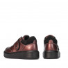 Zapatos para niños 2009 burdeos nácar combinado