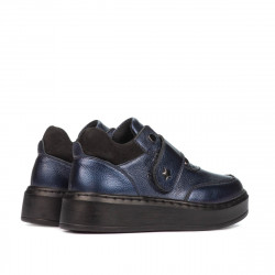 Zapatos para niños 2009 índigo nacarado combinado