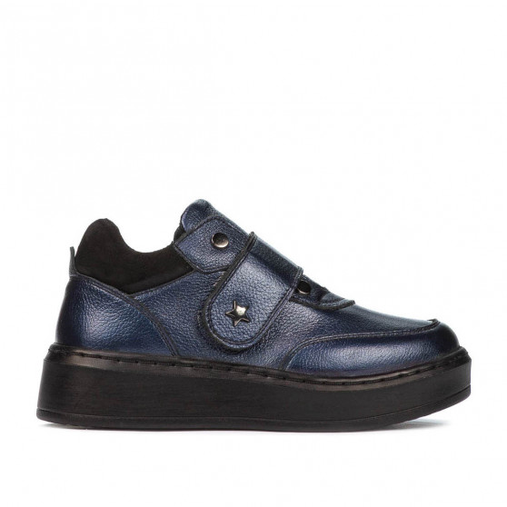Zapatos para niños 2009 índigo nacarado combinado