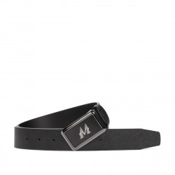 Correa hombre 38b negro prensado