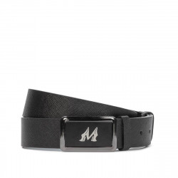 Correa hombre 38b negro prensado