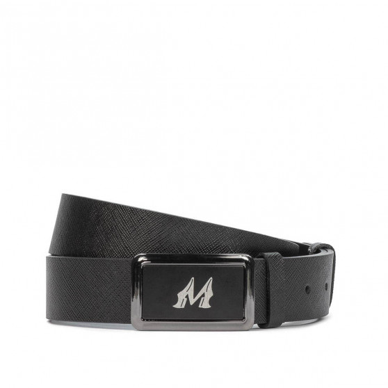 Correa hombre 38b negro prensado