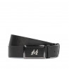 Correa hombre 38b negro prensado