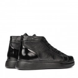 Botas para hombres 4125 negro combinado