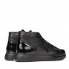 Botas para hombres 4125 negro combinado
