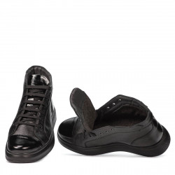 Botas para hombres 4125 negro combinado