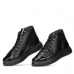 Botas para hombres 4125 negro combinado