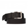 Cinturón hombre 34-1b negro estampado