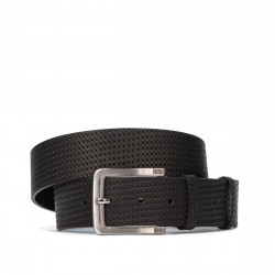 Cinturón hombre 34-1b negro estampado