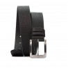 Cinturón hombre 34-1b negro estampado