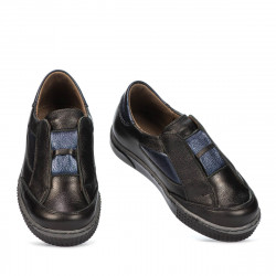 Zapatos para niños pequeños 70-1c negro combinado