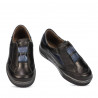 Zapatos para niños pequeños 70-1c negro combinado