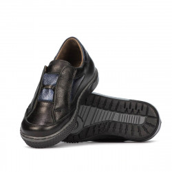 Zapatos para niños pequeños 70-1c negro combinado