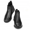 Botines para hombre 4126 negro
