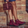 Botines mujer 3342 bufo burdeos