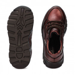 Zapatos para niños pequeños 72c burdeos perlado
