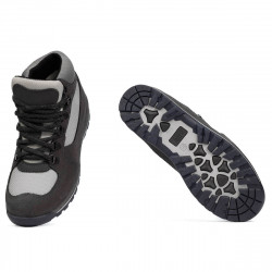 Botas adolescentes 4008 gris combinado