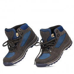 Botines adolescentes 4008 índigo combinado