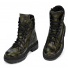 Botines de mujer 3362 caqui camuflaje