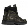 Botines de mujer 3362 caqui camuflaje