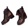 Botas para niños pequeños 106c burdeos