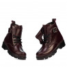 Botas para niños pequeños 106c burdeos