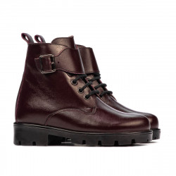 Botas para niños pequeños 106c burdeos