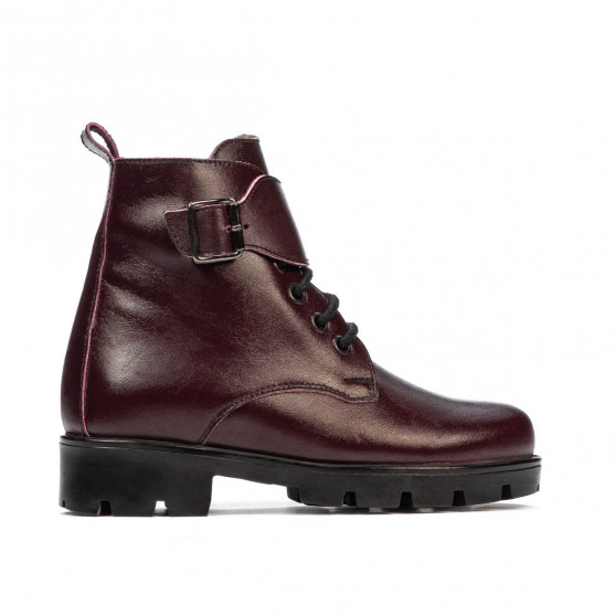 Botas para niños pequeños 106c burdeos