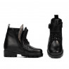 Botines para niños pequeños 106c negro