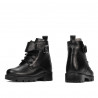 Botines para niños pequeños 106c negro