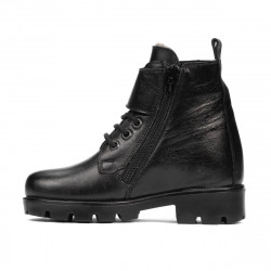 Botines para niños pequeños 106c negro