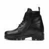 Botines para niños pequeños 106c negro