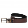 Cinturón hombre 54b bicolor biz negro+marrón