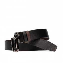 Cinturón hombre 54b bicolor biz negro+marrón