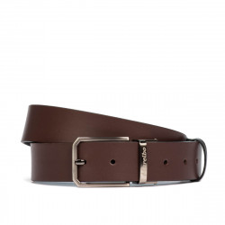 Cinturón hombre 54b bicolor biz negro+marrón