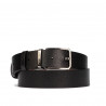 Cinturón hombre 54b bicolor biz negro+marrón