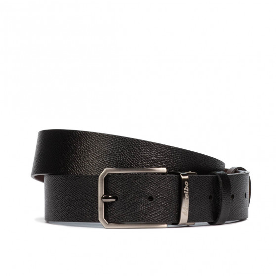 Cinturón hombre 54b bicolor biz negro+marrón